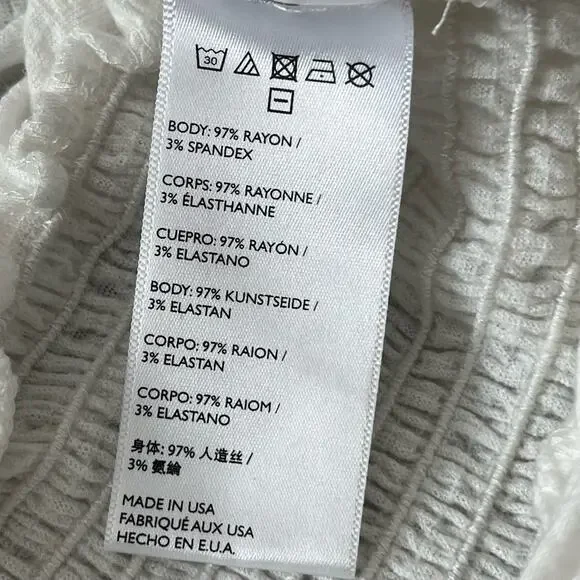 Urban Outfitters Shirred Deep-V Cropped Top - Size UNKNOWN - Picture 4 of 4